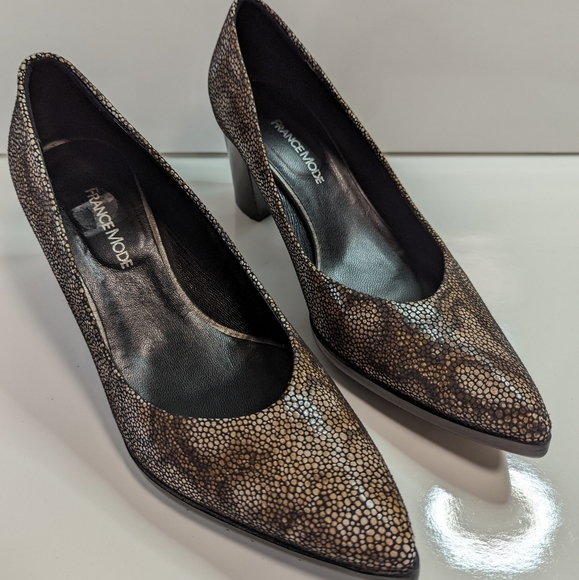 France Mode print heels - Picture 1 of 7